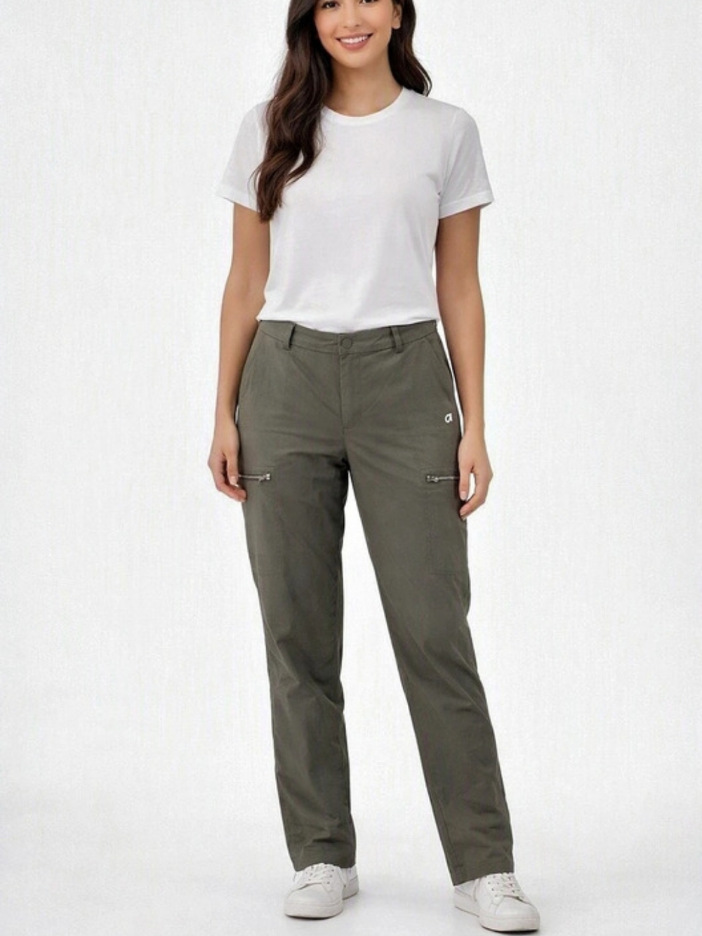Gap S18C348-00 SLO CARGO PANT WLDEN GRN Cargo Pants in Green Size 10 Like New